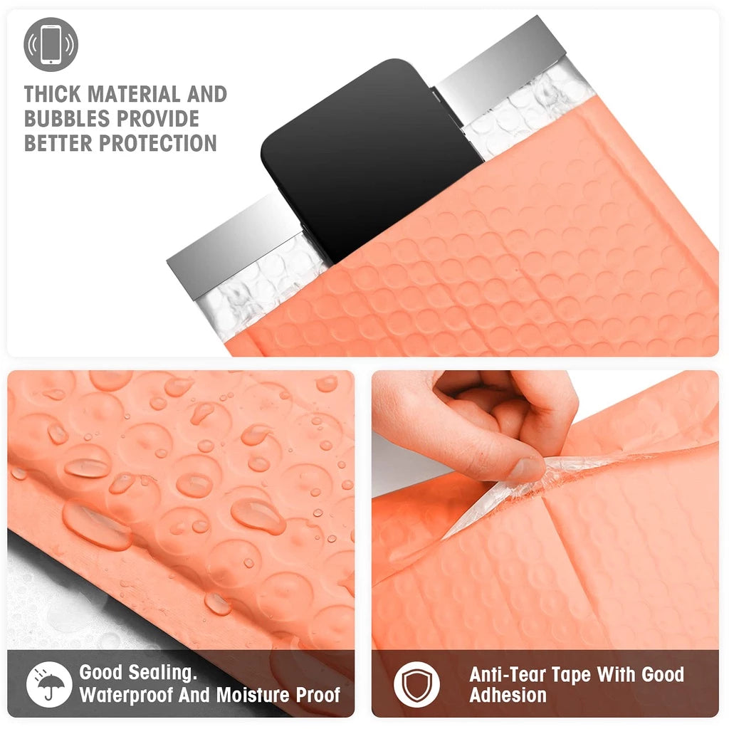 SMALL SIZE | Lightweight Bubble Mailer Plastic Padded Envelope Shipping Bag Packaging 1pc