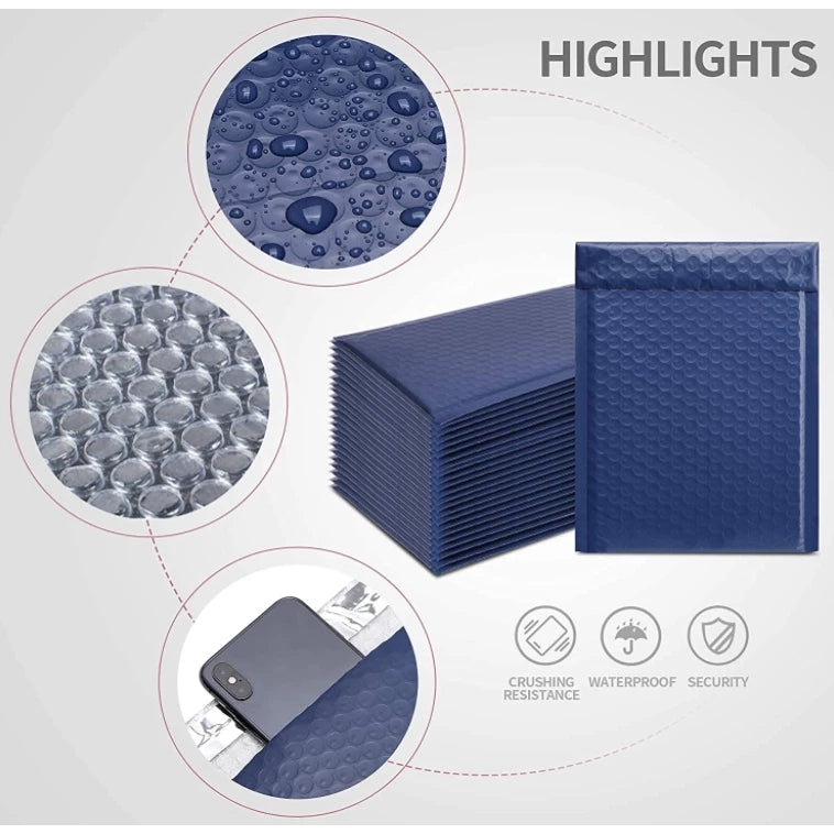 SMALL SIZE | Lightweight Bubble Mailer Plastic Padded Envelope Shipping Bag Packaging 1pc