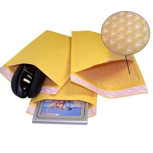 Lightweight Yellow Bubble Mailer/Padded Envelope Shipping Bags Self Seal Shockproof | 1pc