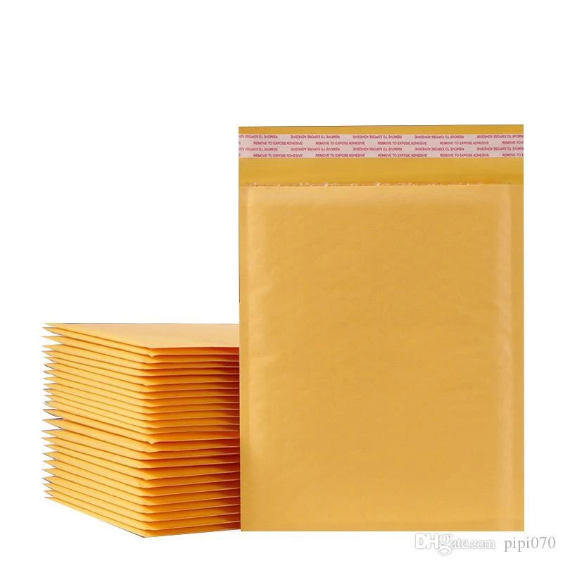 Lightweight Yellow Bubble Mailer/Padded Envelope Shipping Bags Self Seal Shockproof | 1pc