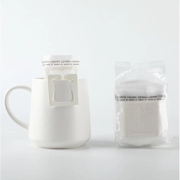 50pcs Coffee Powder Filter Bags / Coffee Drip Bag for Coffee Grounds
