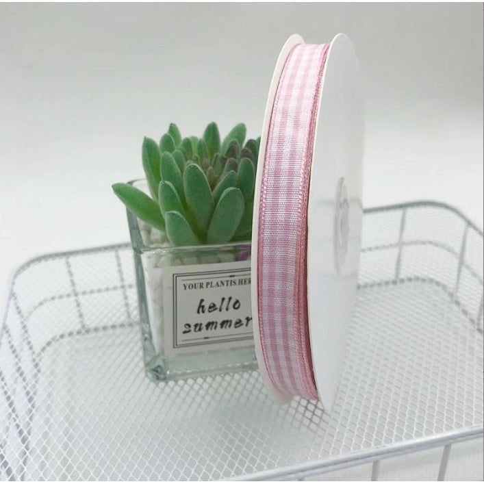 5 Yards | High Quality Checkered Ribbon Decoration Gift Lace