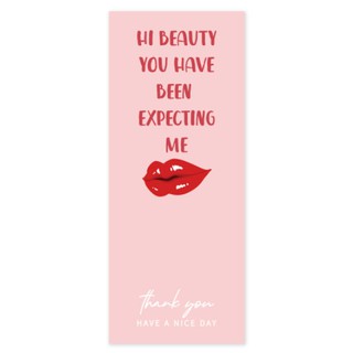 PINK Rectangular stickers gift box sealed sticker
