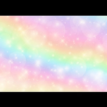 (5pcs) Rainbow Gradient Color Gift Wrapping Paper Roll Gift Wrapping Paper
