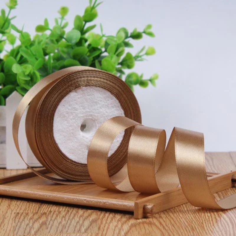 (25 yards/roll) 2cm Satin Ribbon Wholesale Gift Packing Christmas decoration Ribbons roll fabric