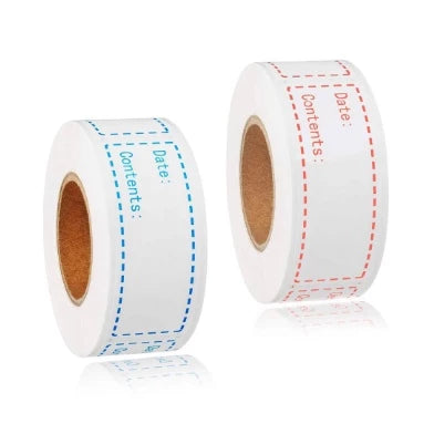 125pcs/ roll Date Content mark Kitchen Stickers Freezer Food Storage safety Labels
