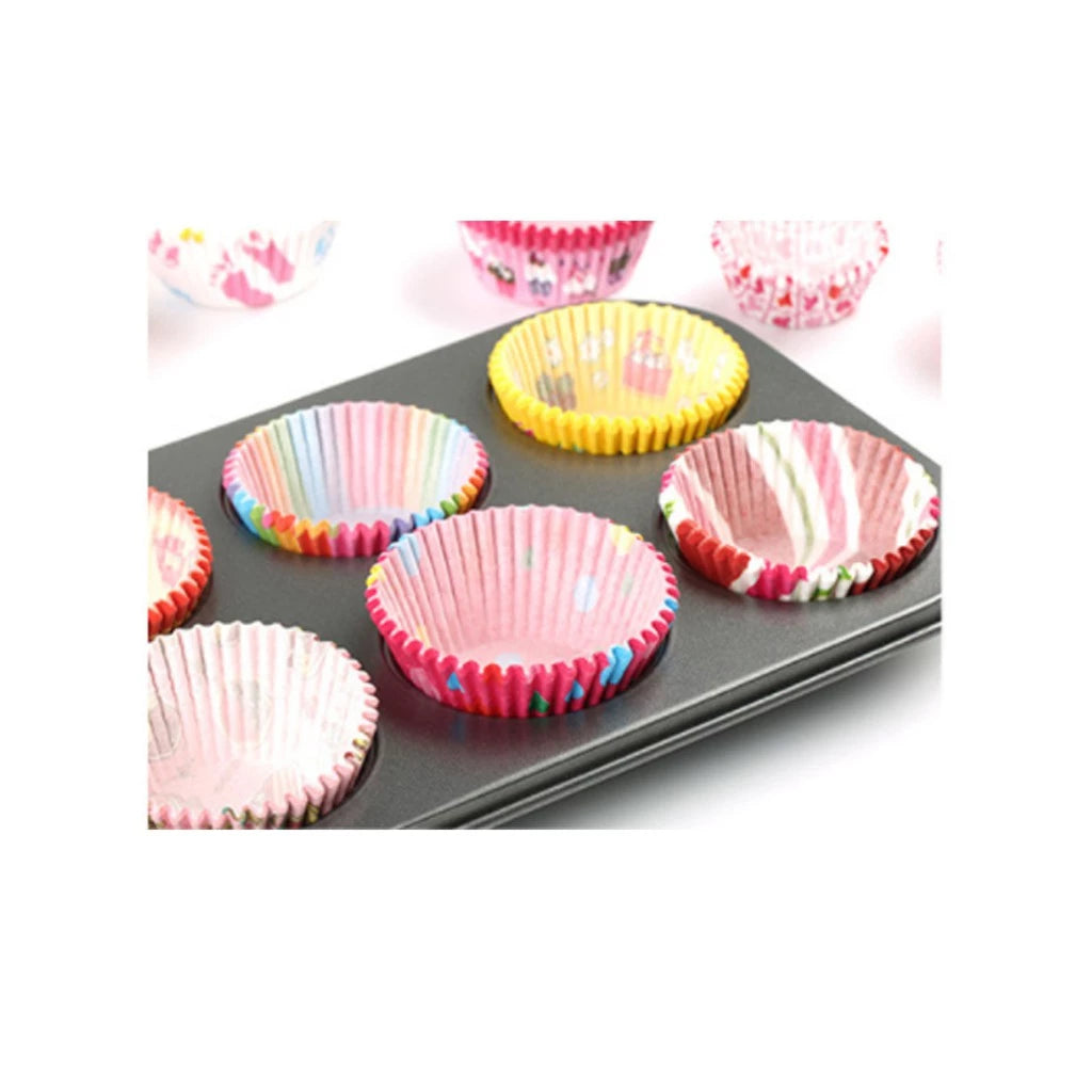 100 pcs Paper Cupcake Liners Party Cake Baking Muffin Cups