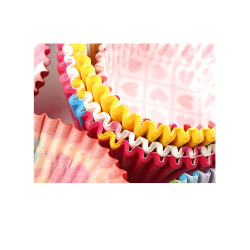 100 pcs Paper Cupcake Liners Party Cake Baking Muffin Cups