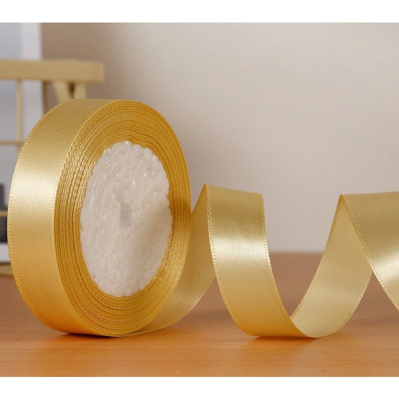 (25 yards/roll) 2.5cm Satin Ribbon Wholesale Gift Packing Christmas decoration Ribbons roll fabric