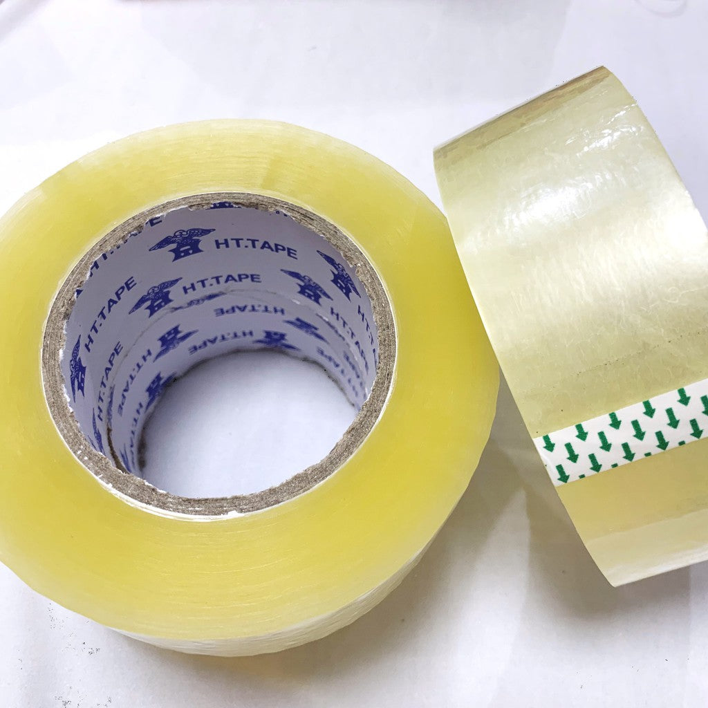 Fragile Tape (RED/WHITE/YELLOW) |Clear 1"100/ 2"100/2"200 Packaging Tape/Scotch Tape | Tan2"100