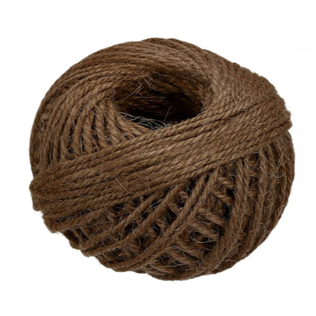 (10 | 30 | 100 meter) Natural Textured Hessian Jute Twine String/Paper Twine/Colored Paper Twine