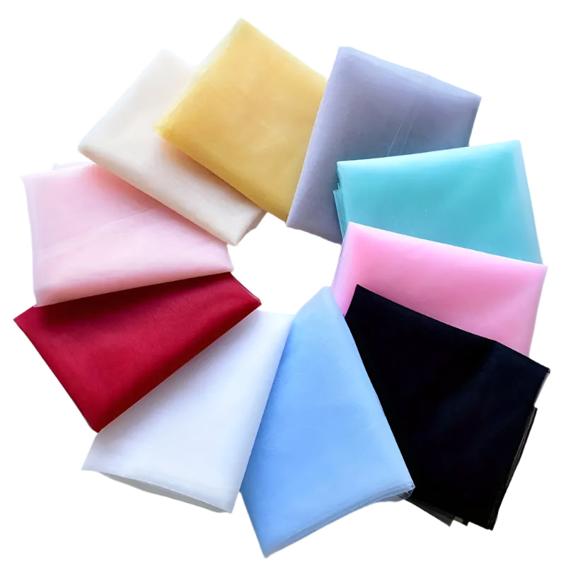 (1.5x16m) Gauze Boquet flower wrapping paper material wrapped flower mesh