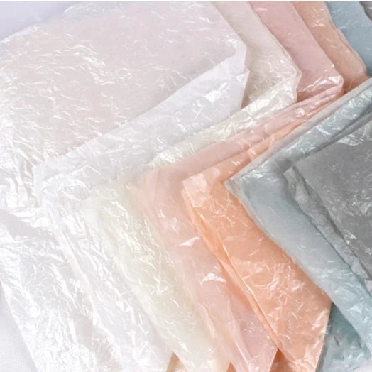 20pcs | Pearlescent Inner paper for flower bouquet wrapper pearl paper