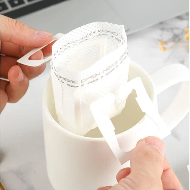 50pcs Coffee Powder Filter Bags / Coffee Drip Bag for Coffee Grounds