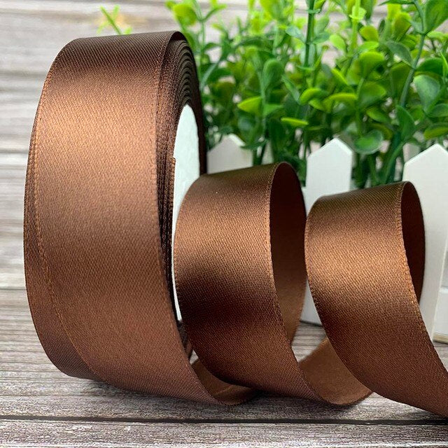 (25 yards/roll) 2.5cm Satin Ribbon Wholesale Gift Packing Christmas decoration Ribbons roll fabric
