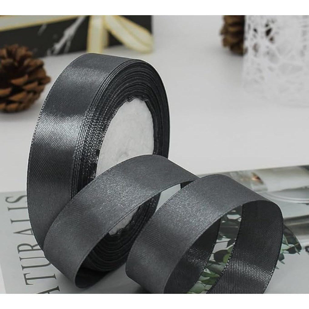 (25 yards/roll) 1cm Satin Ribbon Wholesale Gift Packing Christmas decorationRibbons roll fabric