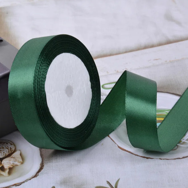 (25 yards/roll) 2cm Satin Ribbon Wholesale Gift Packing Christmas decoration Ribbons roll fabric