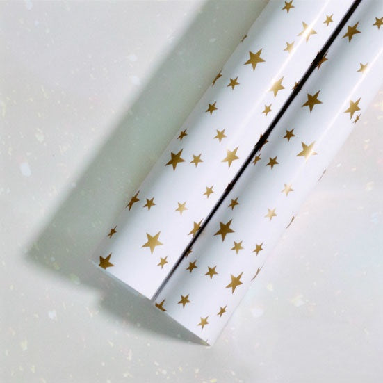 (5pcs) Glossy coated paper gift gift paper metal birthday gift wrapping paper