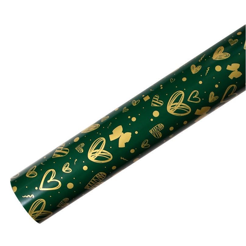 (5pcs) Glossy coated paper gift gift paper metal birthday gift wrapping paper
