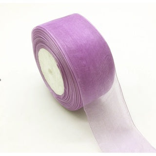 2.5cm (50 yards/roll) organza ribbon wholesale gift wrapping decoration Christmas ribbonsv