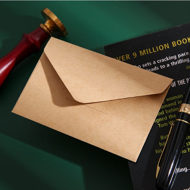 5pcs | Mini Kraft Paper Envelope - White/Kraft/Black