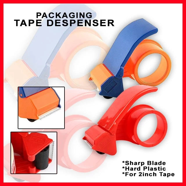 48MM Plastic/Metal Tape Dispenser Cutter w/o BOX | Tape Carton Packing Hand Held Tape Dispensor