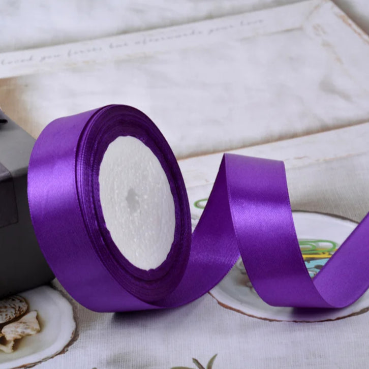 (25 yards/roll) 2cm Satin Ribbon Wholesale Gift Packing Christmas decoration Ribbons roll fabric