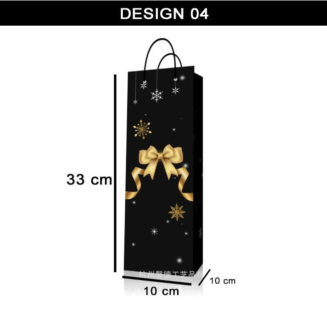 Premium Quality Wine Paper Bag giveaways paper bag Kraft material wine paper bag