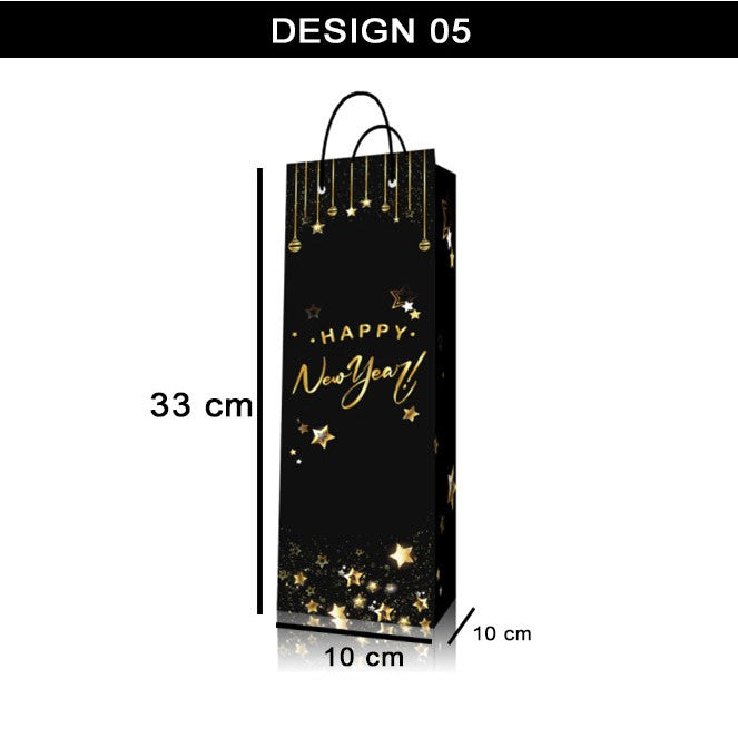 Premium Quality Wine Paper Bag giveaways paper bag Kraft material wine paper bag