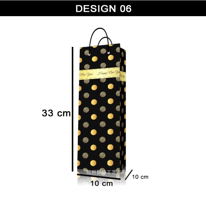 Premium Quality Wine Paper Bag giveaways paper bag Kraft material wine paper bag