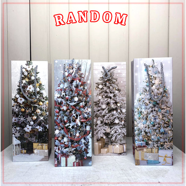 Premium Quality Wine Paper Bag giveaways paper bag Kraft material wine paper bag