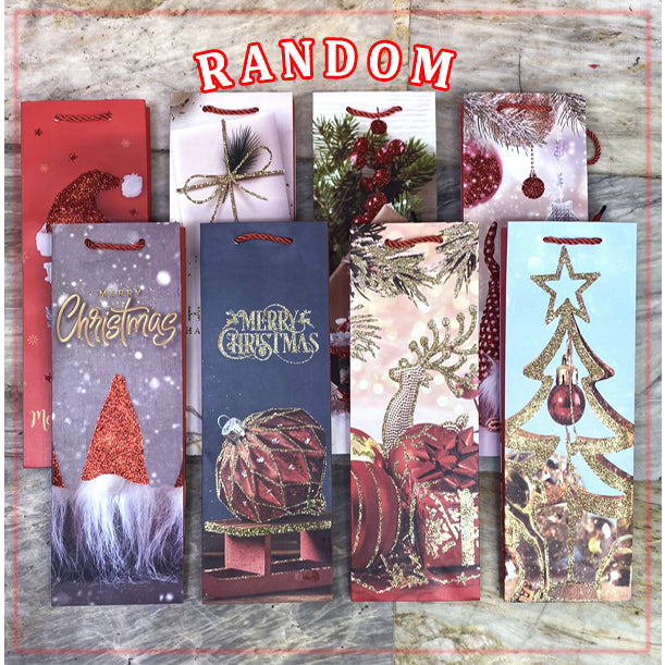Premium Quality Wine Paper Bag giveaways paper bag Kraft material wine paper bag