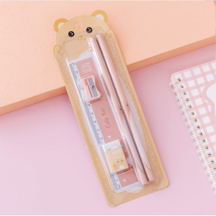 5 in1 Stationary Set Children's Pencils Stationary School Supplies Stationary Set For Kid's