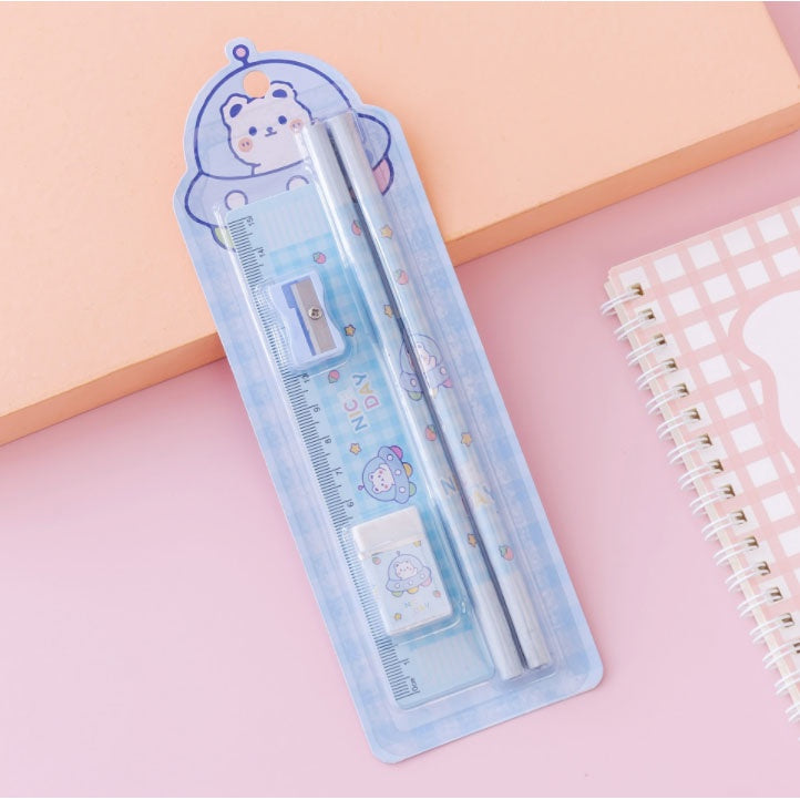 5 in1 Stationary Set Children's Pencils Stationary School Supplies Stationary Set For Kid's
