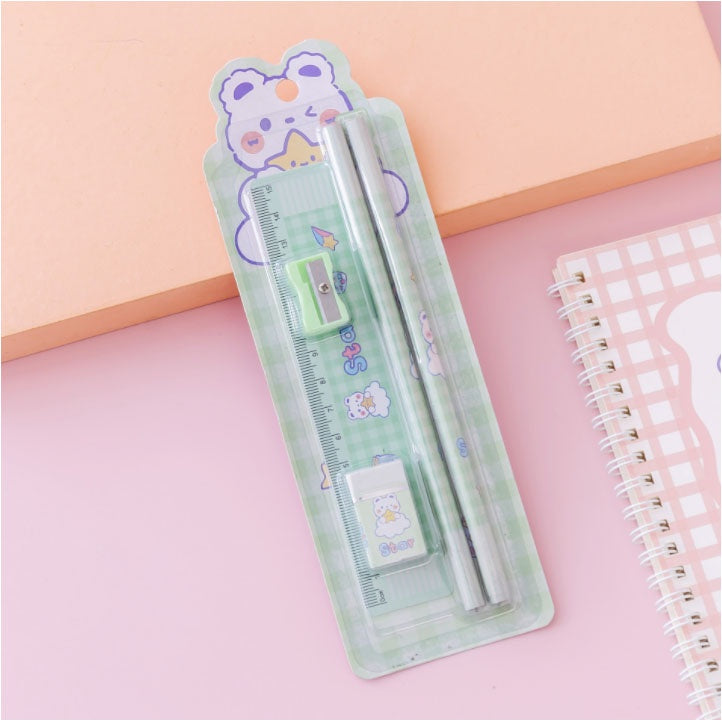 5 in1 Stationary Set Children's Pencils Stationary School Supplies Stationary Set For Kid's