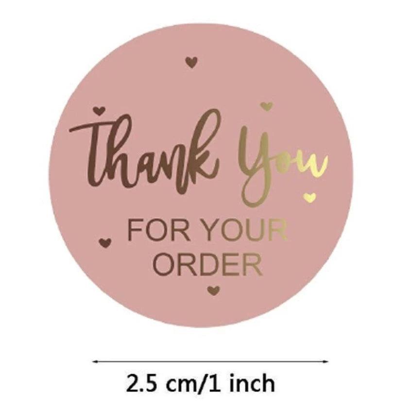 500 sheets | More Designs Stickers | self-adhesive label sealing packaging label | 2.5 cm / 1 inch