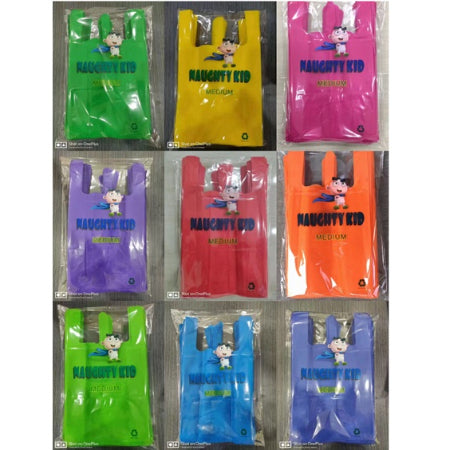 50 pcs Sando Eco Bag Plain reusable tote bag Non-woven shopping vest bag Eco Bag Sandobag