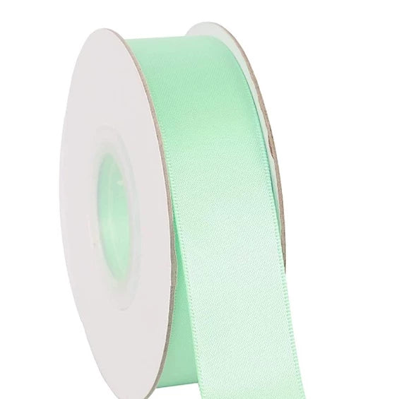 (0.6cm, 1cm, 2cm, 4cm, 5cm) MINT GREEN 5 Yards High Quality Satin Ribbon High Quality Ribbon