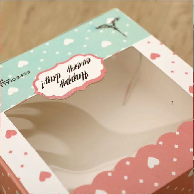 Egg yolk Box S/M/L cupcakes boxes Wedding/Birthday home party pastry gift boxes