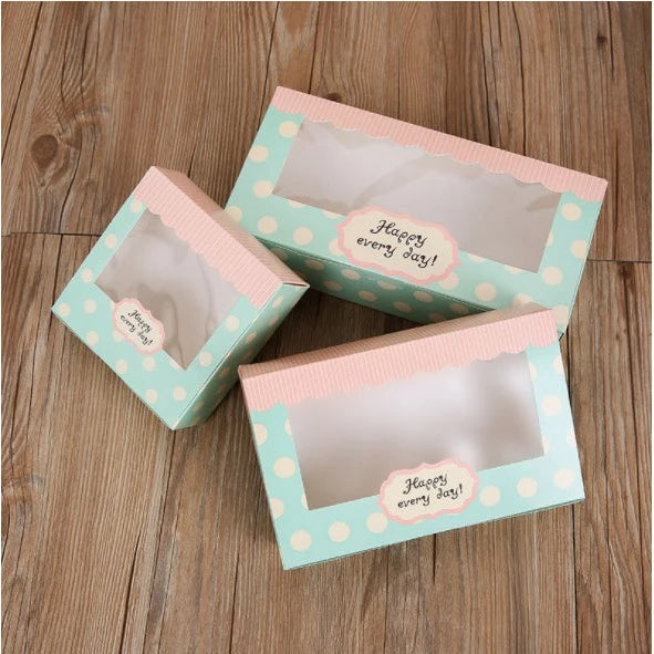 Egg yolk Box S/M/L cupcakes boxes Wedding/Birthday home party pastry gift boxes