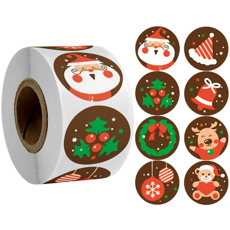 500 sheets | More Designs Stickers | self-adhesive label sealing packaging label | 2.5 cm / 1 inch