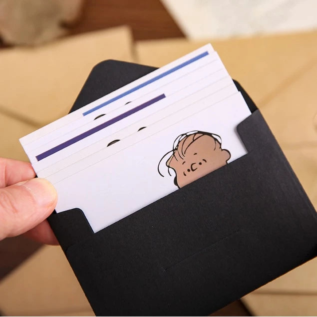 5pcs | Mini Kraft Paper Envelope - White/Kraft/Black