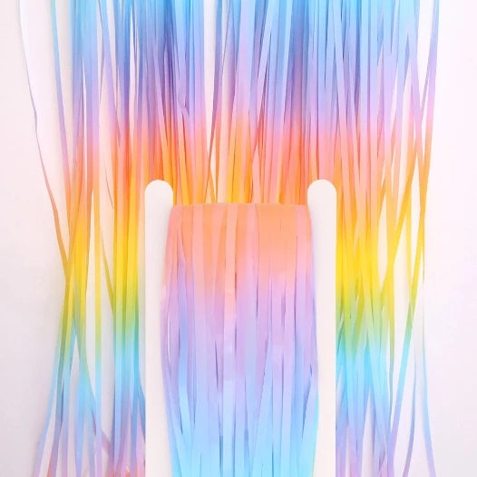 (2Meters) Pastel Foil Curtain Birthday Decor Party Decoration Foil Curtain