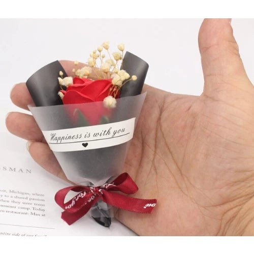 Mini Dried Flowers Gypsophila Small Bouquet, Preserved Flower Mini Bouquet