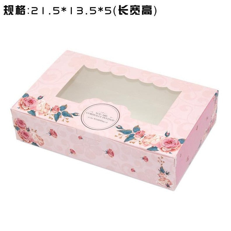 Egg yolk Box S/M/L cupcakes boxes Wedding/Birthday home party pastry gift boxes
