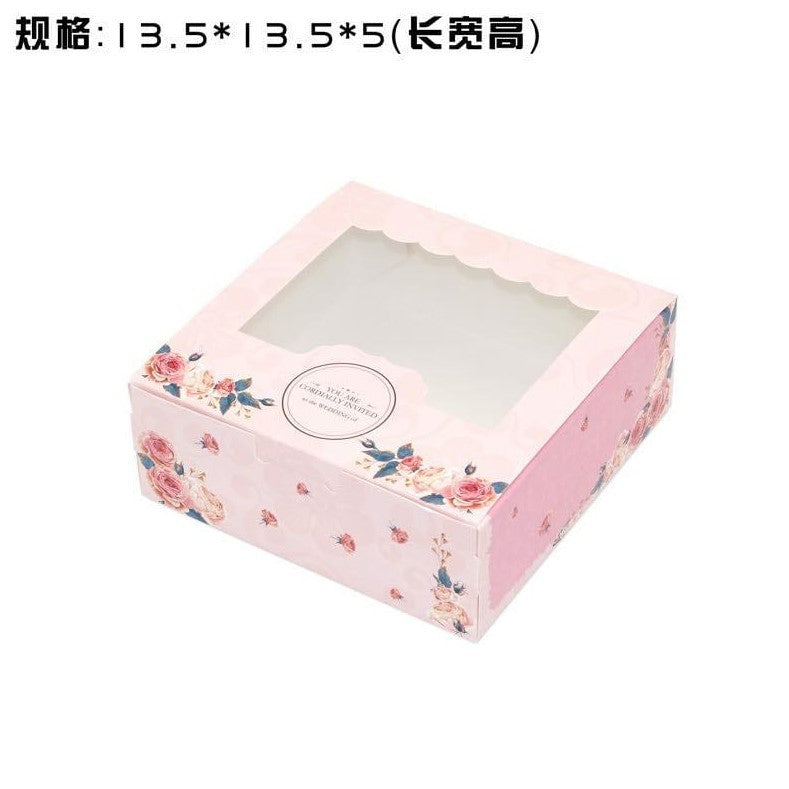 Egg yolk Box S/M/L cupcakes boxes Wedding/Birthday home party pastry gift boxes
