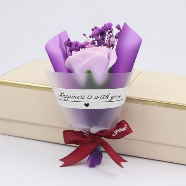 Mini Dried Flowers Gypsophila Small Bouquet, Preserved Flower Mini Bouquet