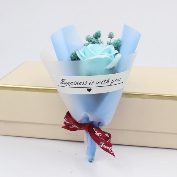 Mini Dried Flowers Gypsophila Small Bouquet, Preserved Flower Mini Bouquet