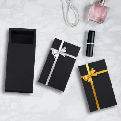 1pc | BIG (black) folding carton jewelry box gift | box square drawer box