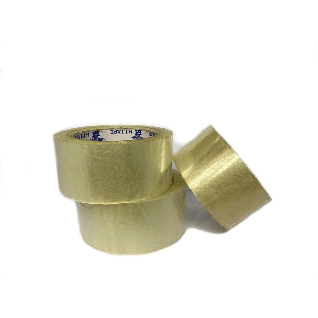 Fragile Tape (RED/WHITE/YELLOW) |Clear 1"100/ 2"100/2"200 Packaging Tape/Scotch Tape | Tan2"100